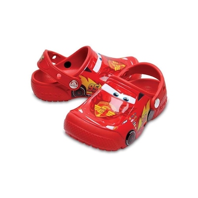 Sandália Crocs FL Cars Clog Flame - Infantil - Foto 3