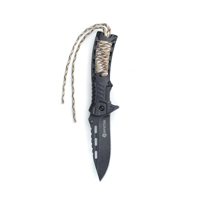 Canivete Tático Invictus Range Paracord Inox Pederneira - Foto 3