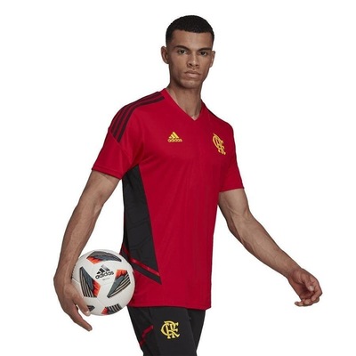 Camisa adidas Treino Comissão Flamengo 22 - Masculina - Foto 5