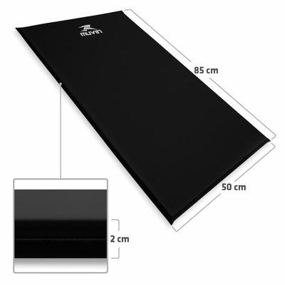 Colchonete de Espuma Muvin D50 - 85cm x 50cm x 2cm - 2 unidades - Foto 2