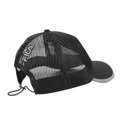 Boné Aba Curva Fila 940 Trucker Performance - Fecho Elástico - Adulto - Foto 3