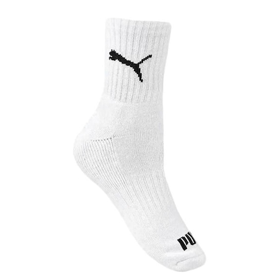 Kit 6 Pares de Meias Puma Esportiva Cano Médio - Feminino - Foto 2