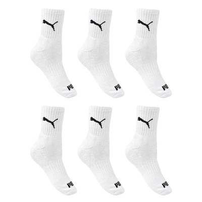 Kit 6 Pares de Meias Puma Esportiva Cano Médio - Feminino - Foto 1