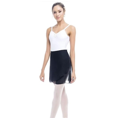 Saia Ballet Só Dança Transpassada Crepe - Feminina - Foto 2