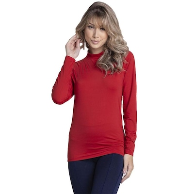 Camiseta Térmica de Compressão Vekyo Segunda Pele Proteção UV - Feminina - Foto 1