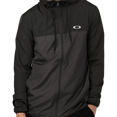 Jaqueta Oakley Windbreaker Blocked Jacket Blackout - Masculina - Foto 3