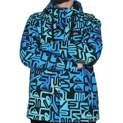 Jaqueta Quiksilver Scally Word Block Full Print - Masculina - Foto 4