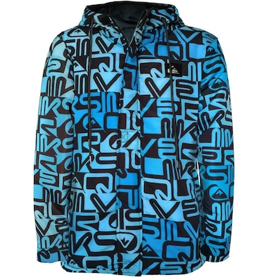 Jaqueta Quiksilver Scally Word Block Full Print - Masculina - Foto 1