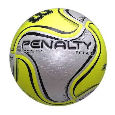 Kit Bola Society Penalty 8 X + Bomba de Ar - Foto 2