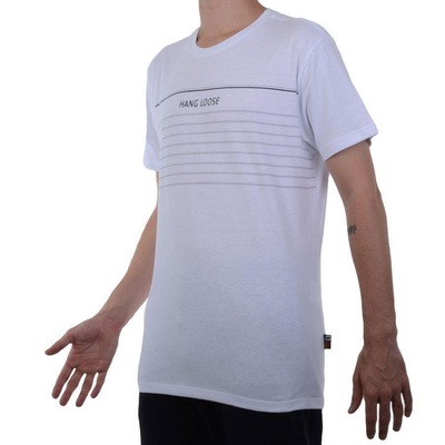 Camiseta Hang Loose Manga Curta Silk Microstripe - Masculina - Foto 2