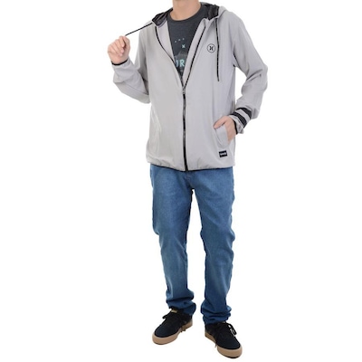 Jaqueta Oversize Hurley Windbreaker Block - Masculina - Foto 6
