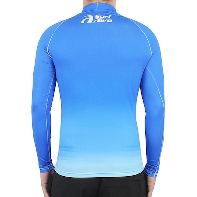 Camisa de Surf Manga Longa Classic Surf Alive UPF50+ - Masculino - Foto 3