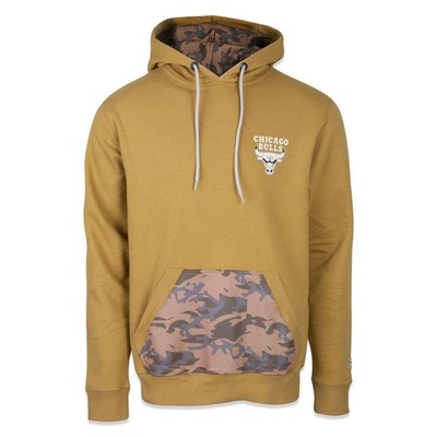 Blusão De Moletom New Era Chicago Bulls Neutral Wild Pocket - Masculino - Foto 1
