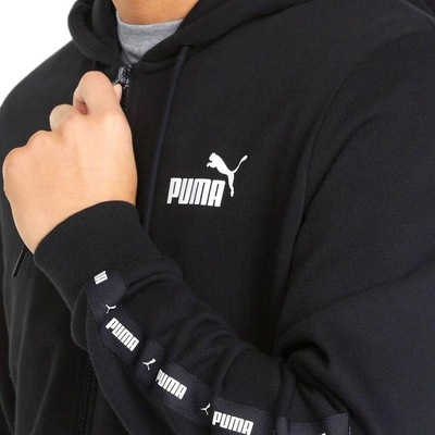 Blusão de Moletom com Capuz Puma Essentials Tape Full -Zip - Masculino - Foto 3