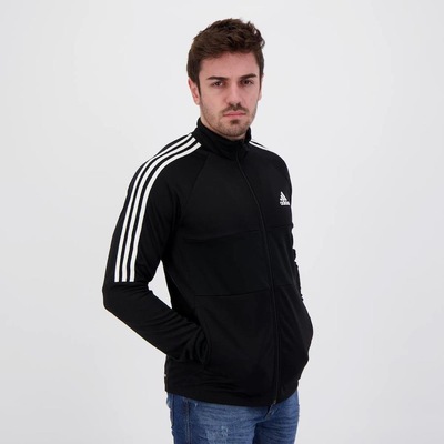 Jaqueta sem Capuz adidas Esportiva AEROREADY Sereno Cut 3-Stripes Slim - Masculina - Foto 2