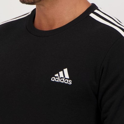 Blusão de Moletom adidas 3 Listras III - Masculino - Foto 4