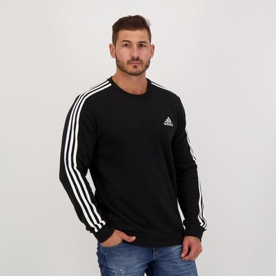 Blusão de Moletom adidas 3 Listras III - Masculino - Foto 5