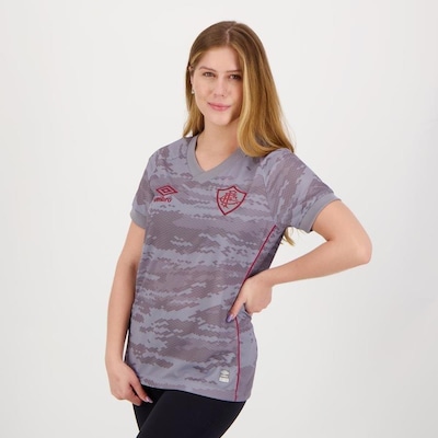 Camisa Umbro Fluminense III 2021 - Feminina - Foto 2
