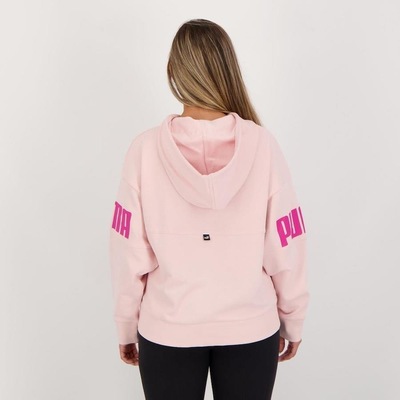 Blusão de Moletom Puma Power Colorblovk TR - Feminino - Foto 3