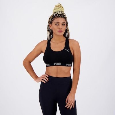 Kit Tops Puma Sem Costura com 2 Unidades - Feminino - Foto 3