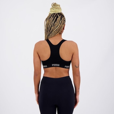 Kit Tops Puma Sem Costura com 2 Unidades - Feminino - Foto 4