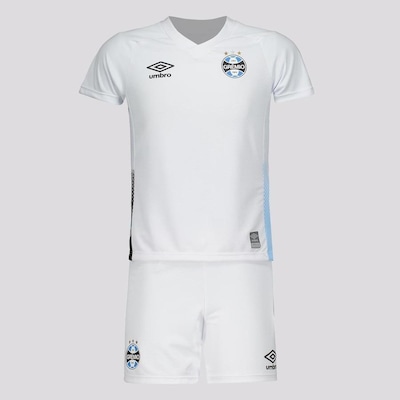 Kit de Uniforme do Grêmio Umbro II 2022 - Infantil - Foto 1