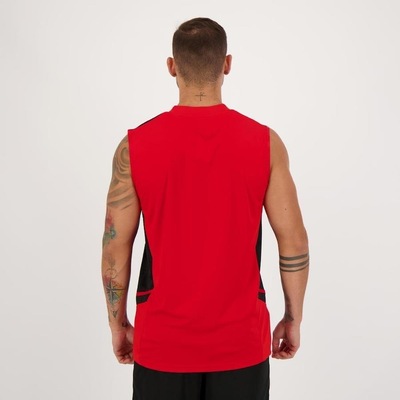 Camiseta Regata adidas Flamengo Treino Comissão 2022 - Masculina - Foto 3