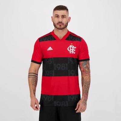 Kit de Camisas do Flamengo I 2021 adidas + Torcedor Retrô - Masculino - Foto 2