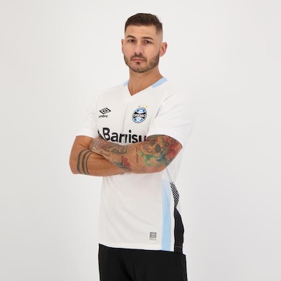 Camisa Umbro Grêmio II 2022 Com Número - Masculina - Foto 2