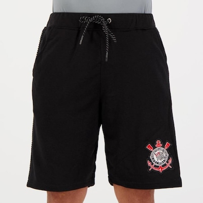 Bermuda Moletom Corinthians Matlock - Masculina - Foto 1