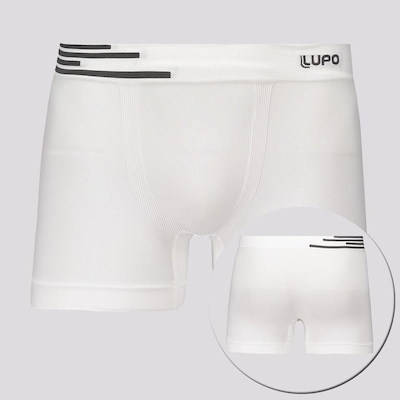 Kit de Cuecas Boxer Lupo Fibercom 3 Unidades - Adulto - Foto 2