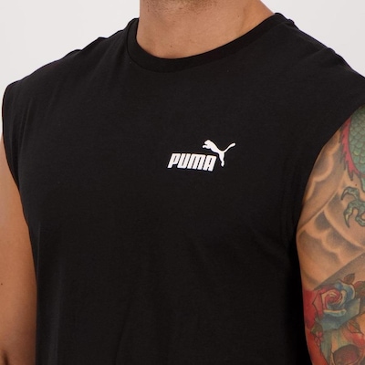 Camiseta Regata Puma Machão ESS Sleveless - Masculina - Foto 4