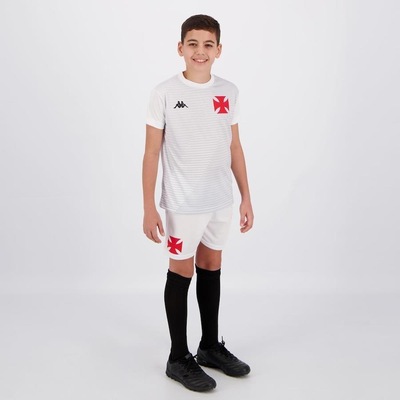 Kit de Uniforme do Vasco Kappa Supporter - Infantil - Foto 3