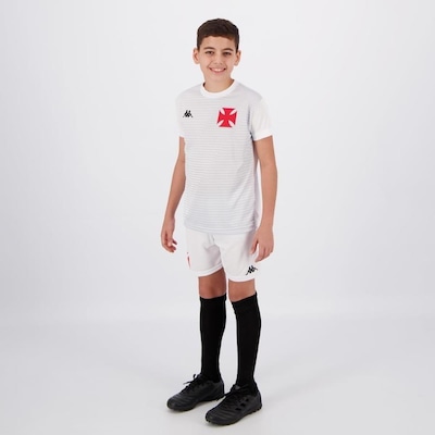 Kit de Uniforme do Vasco Kappa Supporter - Infantil - Foto 4