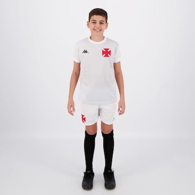 Kit de Uniforme do Vasco Kappa Supporter - Infantil - Foto 1