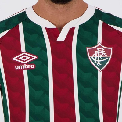 Camisa Umbro Fluminense I 2020 Nº9 Fred - Masculina - Foto 4