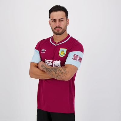 Camisa Umbro Burnley Home 2021 - Masculina - Foto 5