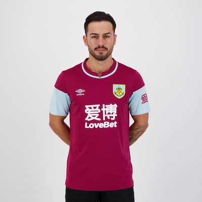 Camisa Umbro Burnley Home 2021 - Masculina - Foto 1