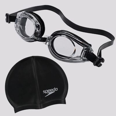 Kit Speedo Touca e Óculos de Natação - Foto 1