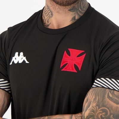 Camisa Kappa Vasco Viagem 2021 - Masculina - Foto 4