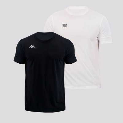 Kit de Camisetas Umbro + Kappa TWR Moderna - Masculina - Foto 1
