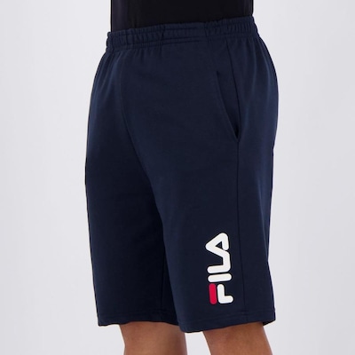 Bermuda Moletom Fila Practical - Masculina - Foto 3