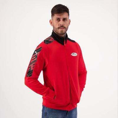 Jaqueta Puma Scuderia Ferrari Race T7 Track Tee - Masculina - Foto 5