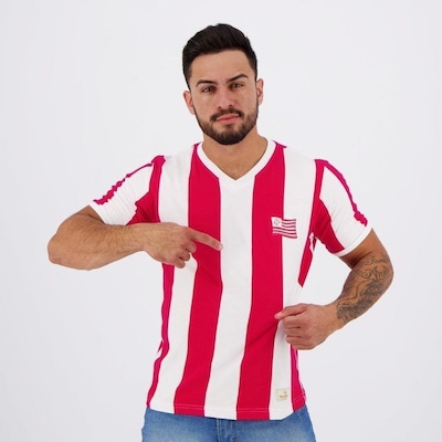 Camisa do Náutico Capibaribe Retrô 1968 - Masculina - Foto 4