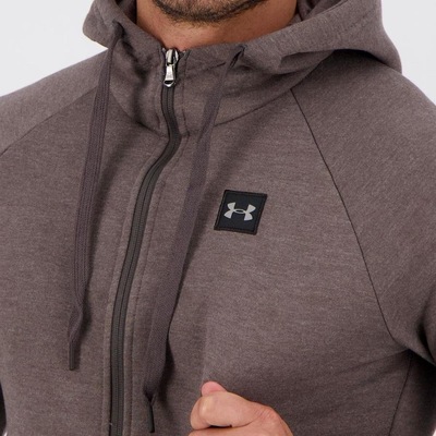 Jaqueta com Capuz Under Armour Rival Fleece - Masculina - Foto 4