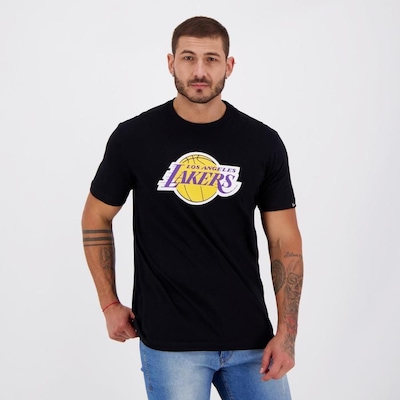 Camiseta New Era Nba Los Angeles Lakers 1947 - Masculina - Foto 2