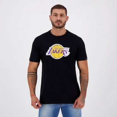 Camiseta New Era Nba Los Angeles Lakers 1947 - Masculina - Foto 1