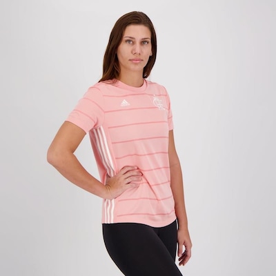 Camisa do Flamengo adidas Outubro Rosa - Feminina - Foto 2