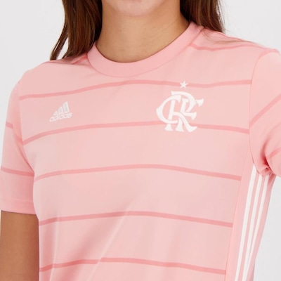 Camisa do Flamengo adidas Outubro Rosa - Feminina - Foto 4