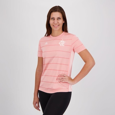 Camisa do Flamengo adidas Outubro Rosa - Feminina - Foto 5